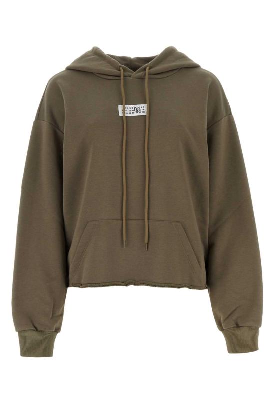 24FW MM6 메종마르지엘라 후드 티셔츠 S52GU0235S25606 741 Green