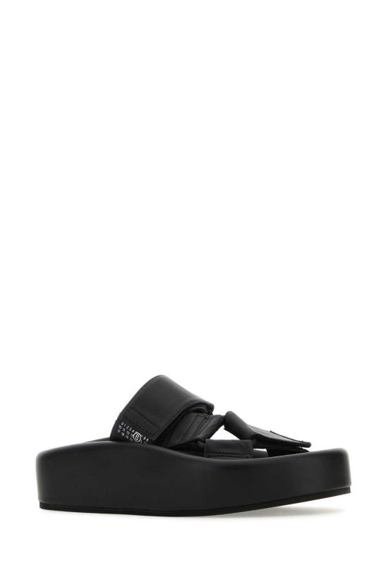  MM6 메종마르지엘라 뮬/슬리퍼 S59WP0206P6383 T8013 Black - MM6 MAISON MARGIELA