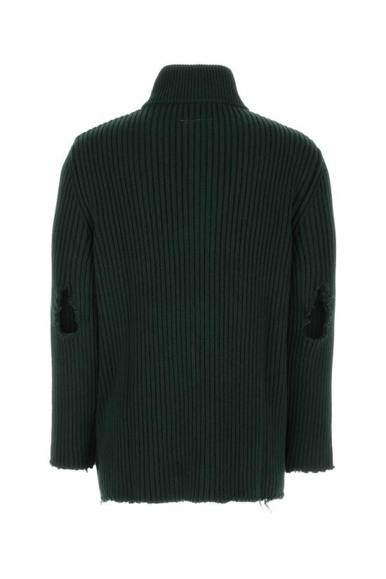  MM6 메종마르지엘라 집업 니트 S52GP0137S18154 650 Green - MM6 MAISON MARGIELA