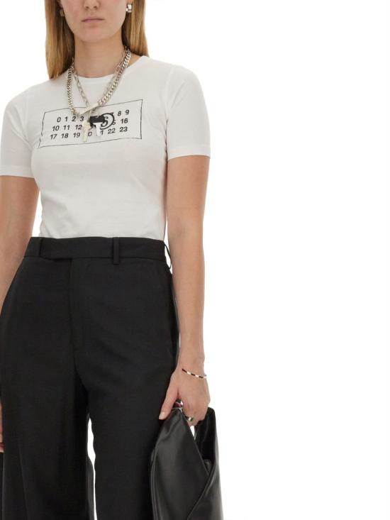 24FW MM6 메종마르지엘라 반팔 티셔츠 S52GC0323 S23588100 WHITE - MM6 MAISON MARGIELA