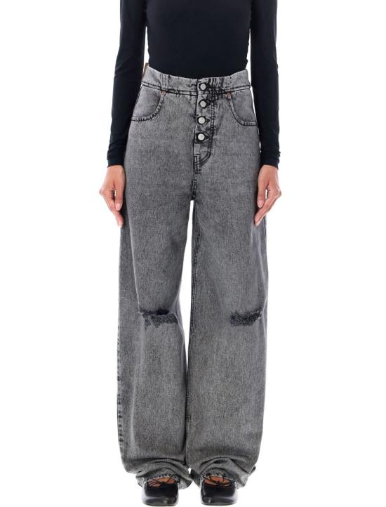 24FW MM6 메종마르지엘라 데님 스트레이트 팬츠 24AS52LA0241M35149 900 BLACK WASHED