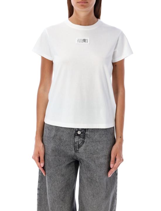 24FW MM6 메종마르지엘라 반팔 티셔츠 S52GC0327S24312 100 WHITE