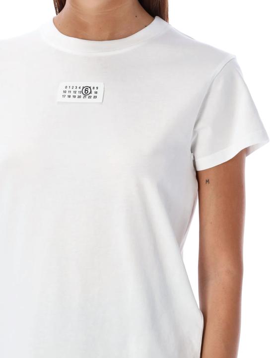24FW MM6 메종마르지엘라 반팔 티셔츠 S52GC0327S24312 100 WHITE - MM6 MAISON MARGIELA