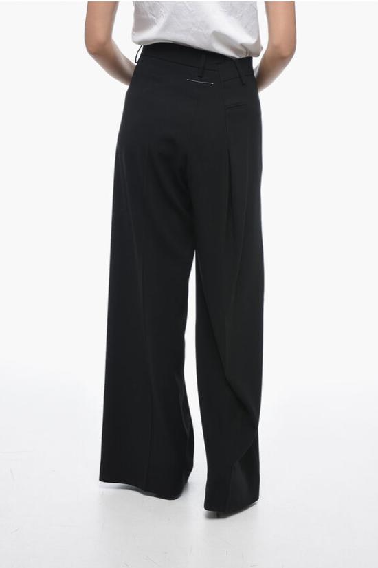  마르지엘라 스트레이트 팬츠 S52KA0326 S53960 900 Black - MAISON MARGIELA