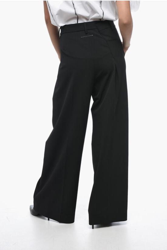  마르지엘라 스트레이트 팬츠 S52KA0413 S76435 900 Black - MAISON MARGIELA