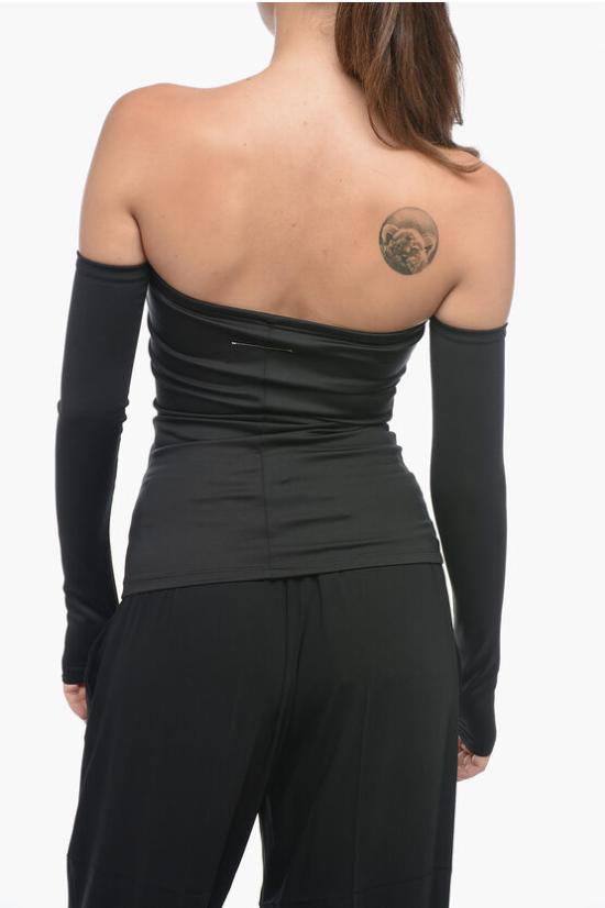  마르지엘라 긴팔 티셔츠 S52NC0312 S24477 900 Black - MAISON MARGIELA