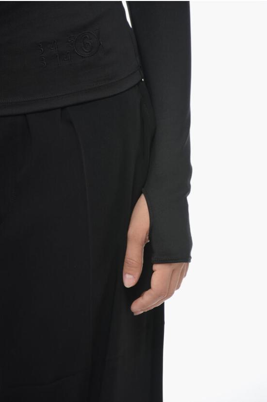  마르지엘라 긴팔 티셔츠 S52NC0312 S24477 900 Black - MAISON MARGIELA