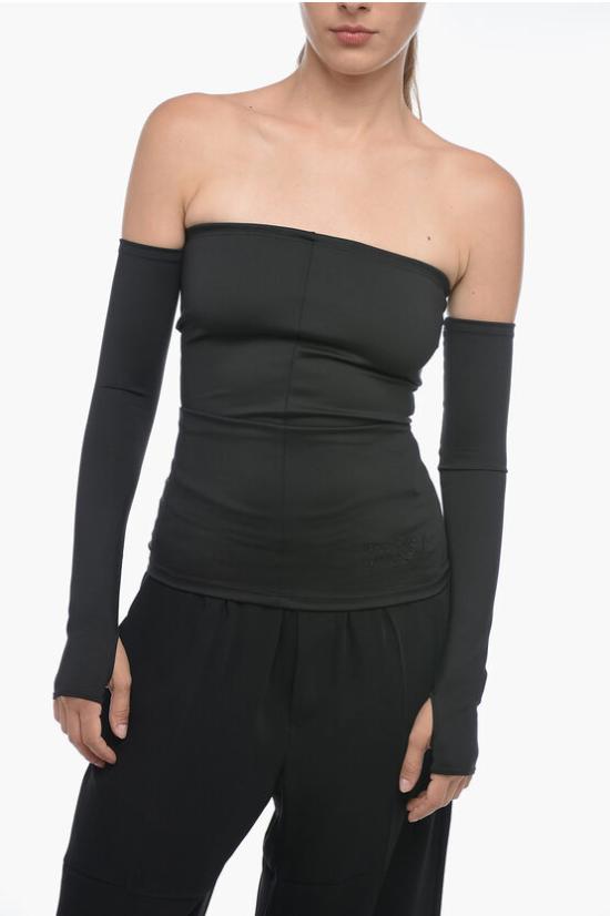  마르지엘라 긴팔 티셔츠 S52NC0312 S24477 900 Black