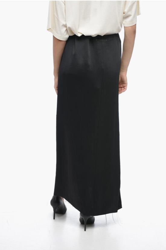  마르지엘라 롱 스커트 S62MI0006 S45399 900 Black - MAISON MARGIELA