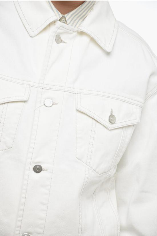  마르지엘라 데님 자켓 S51AM0428 S30642 101 White - MAISON MARGIELA