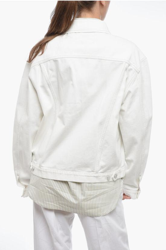  마르지엘라 데님 자켓 S51AM0428 S30642 101 White - MAISON MARGIELA
