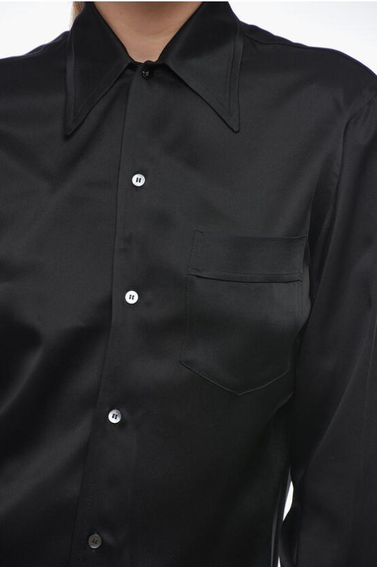  마르지엘라 셔츠 S51DL0348 S53203 900 Black - MAISON MARGIELA