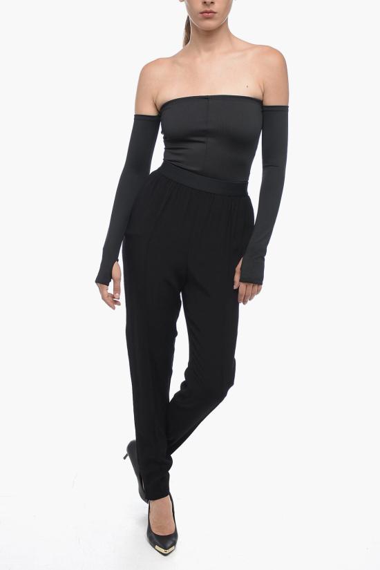  마르지엘라 크롭 팬츠 S51KA0528 S53677 900 Black - MAISON MARGIELA