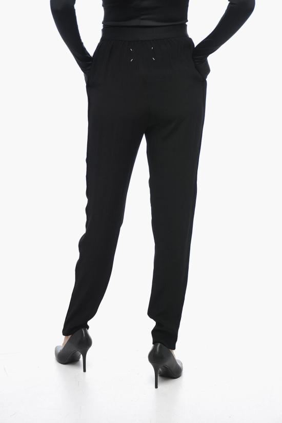  마르지엘라 크롭 팬츠 S51KA0528 S53677 900 Black - MAISON MARGIELA