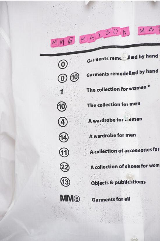  마르지엘라 셔츠 S52DL0161 S47294 100 White - MAISON MARGIELA