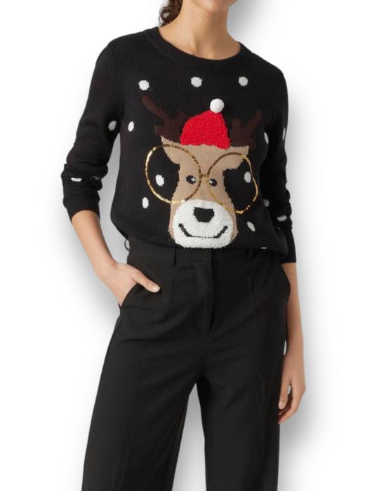  베로 모다 스웨터 10250538 BLACK nero - VERO MODA