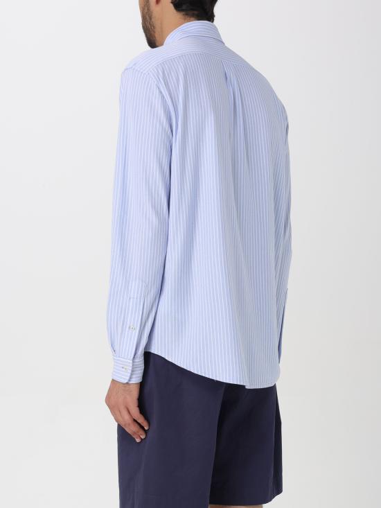  랄프 로렌 셔츠 710934575 002 bianco blu - RALPH LAUREN