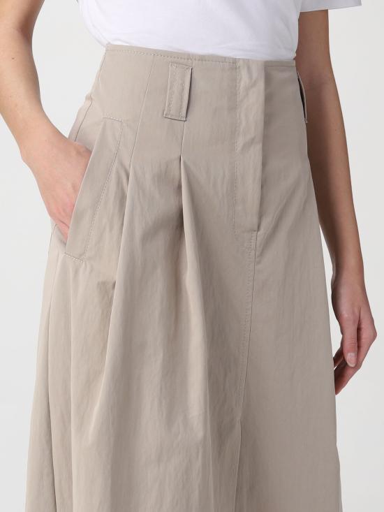  브루넬로 쿠치넬리 롱 스커트 ML180G3347 C8695 grano - BRUNELLO CUCINELLI