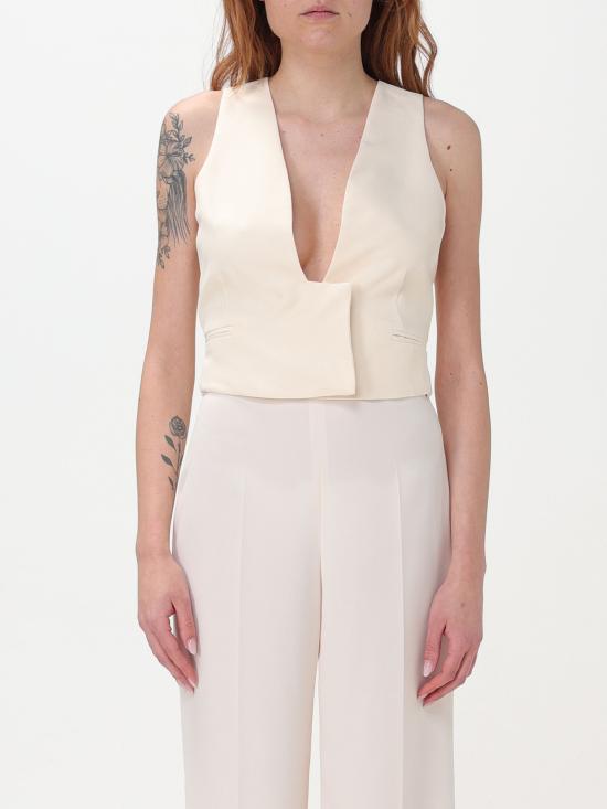  트윈세트 베스트 241TT2100 07222 beige