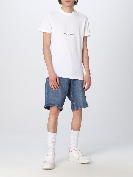  캘빈클라인 숏팬츠 J30J322787 1A4 denim - CALVIN KLEIN