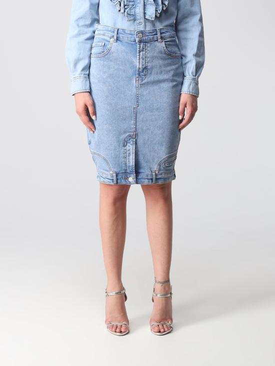  모스키노 데님 스커트 J01098238 1295