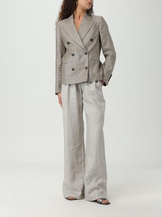  브루넬로 쿠치넬리 자켓 MH5672358 C002 marrone argento - BRUNELLO CUCINELLI