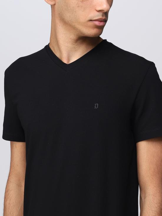  돈답 반팔 티셔츠 US327JS0125ZL4 999 nero - DONDUP