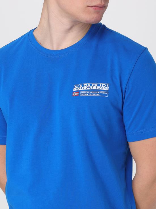  나파피리 반팔 티셔츠 NP0A4HQQ B2L1 blu - NAPAPIJRI