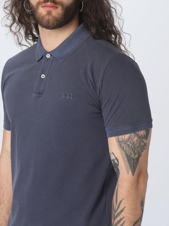  울리치 폴로 티셔츠 CFWOPO0035MRUT1483 3989 blu - WOOLRICH