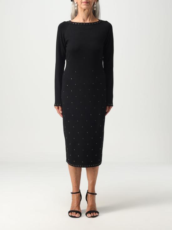  트윈세트 롱 원피스 232TT3171 00006 nero