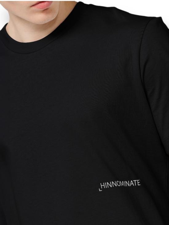  힌노미네이트 반팔 티셔츠 HMABM00008PTTS0038 NE01 nero - HINNOMINATE