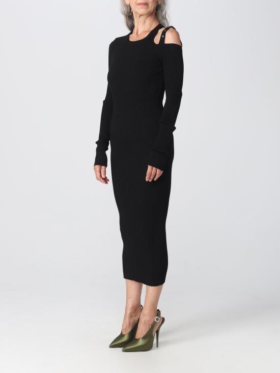 23FW 블루마린 롱 원피스 2A394A N0990 nero - BLUMARINE