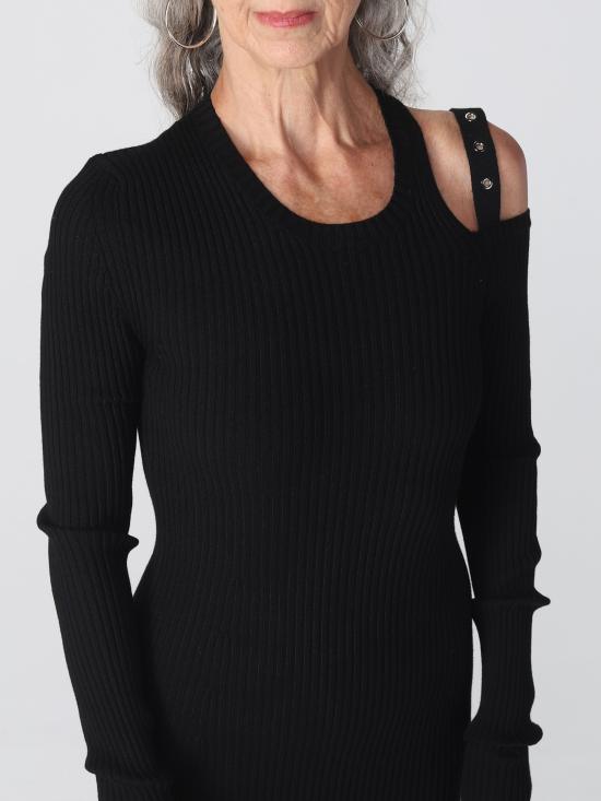 23FW 블루마린 롱 원피스 2A394A N0990 nero - BLUMARINE