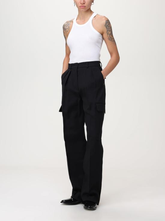  스포트막스 스트레이트 팬츠 2321360339600 005 nero - SPORTMAX