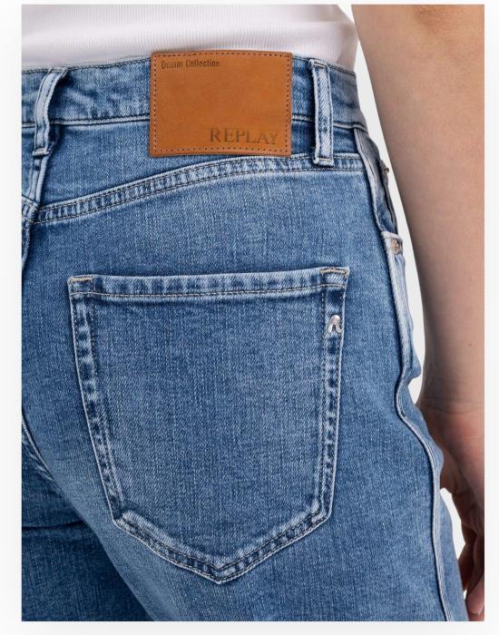  리플레이 데님 스트레이트 팬츠 WB471000581649 009 blu denim - REPLAY