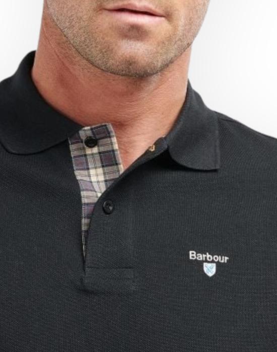  바버 폴로 티셔츠 MML0012 BK31 nero - BARBOUR