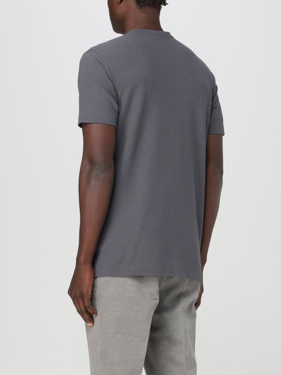  자노네 반팔 티셔츠 812597ZG380 Z0914 grigio scuro - ZANONE