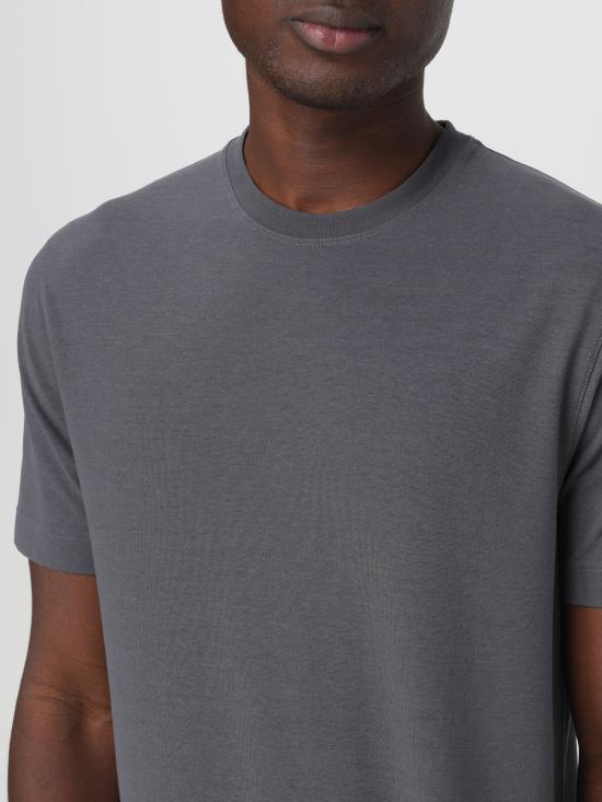  자노네 반팔 티셔츠 812597ZG380 Z0914 grigio scuro - ZANONE