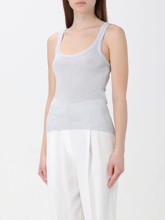  미소니 민소매 티셔츠 DS24SK0SBK033D L9002 argento - MISSONI