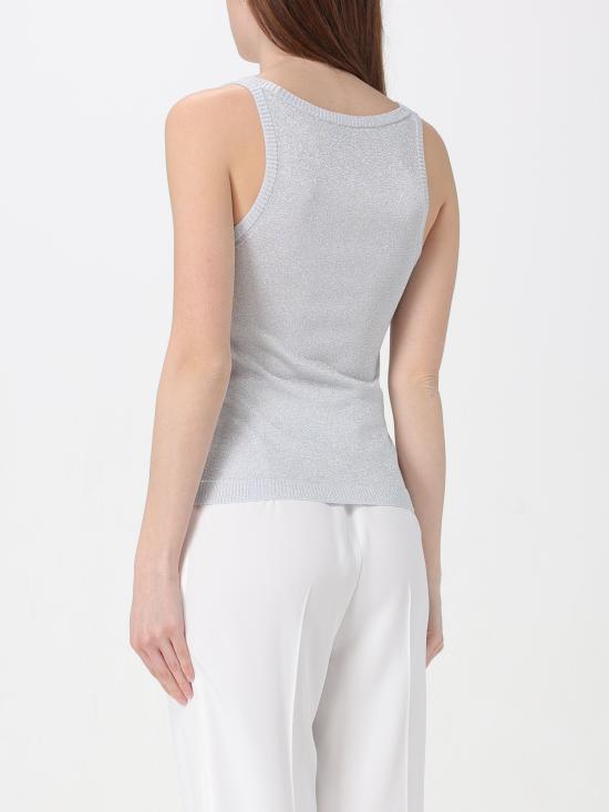  미소니 민소매 티셔츠 DS24SK0SBK033D L9002 argento - MISSONI