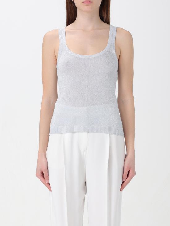  미소니 민소매 티셔츠 DS24SK0SBK033D L9002 argento