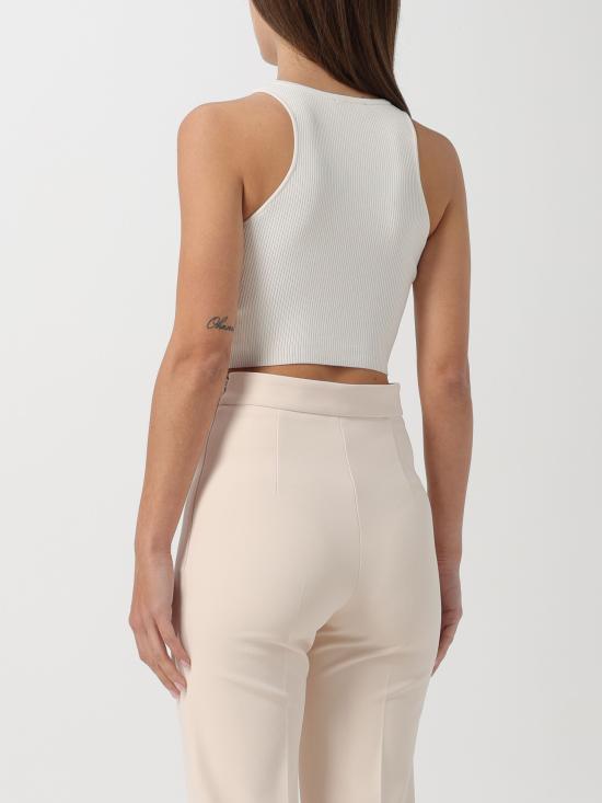  엘리자베타프랜치 민소매 티셔츠 TK06B42E2 193 burro - ELISABETTA FRANCHI