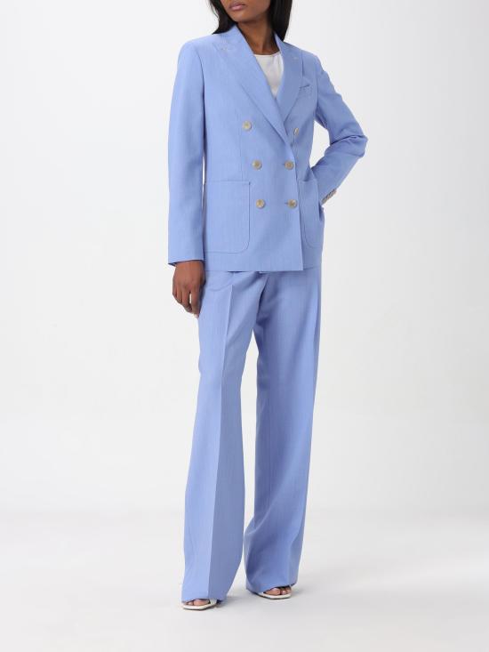  막스마라 스트레이트 팬츠 2411131141600 005 lilla - MAX MARA