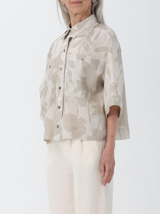  브루넬로 쿠치넬리 셔츠 MB650NJ806 C020 naturale - BRUNELLO CUCINELLI