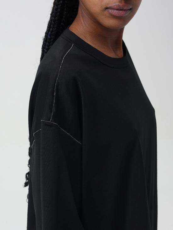  파비아나 필리피 반팔 티셔츠 JED264F096D616 825 nero - FABIANA FILIPPI