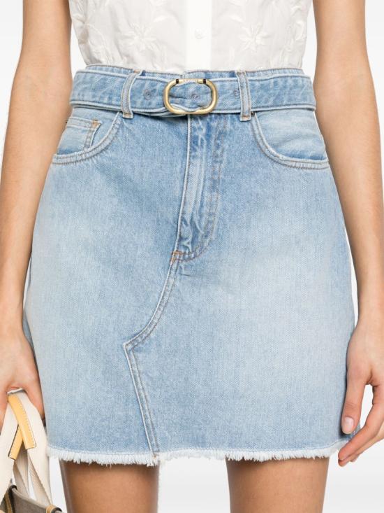  트윈세트 데님 스커트 241TT2391 00078 denim - TWINSET