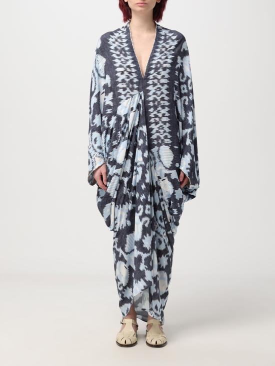  바잘 디럭스 롱 원피스 S9821901 098 azzurro