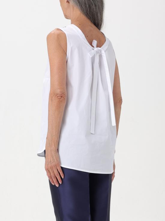  에스막스마라 민소매 티셔츠 2419161013600 001 bianco - 'S MAX MARA