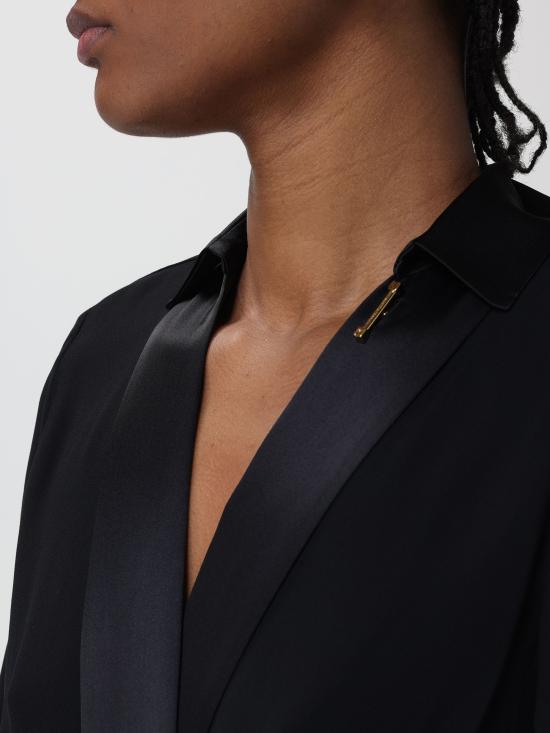  엘리자베타프랜치 바디수트 티셔츠 CBT0241E2 110 nero - ELISABETTA FRANCHI