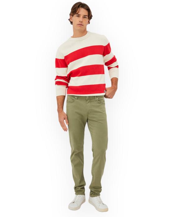  로이로져스 스트레이트 팬츠 RRU089P0370127 C0085 verde militare